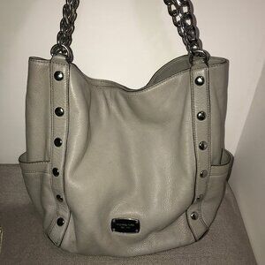 Michael Kors Delancy Studded Hobo Tote Leather RESCUE HANDLES